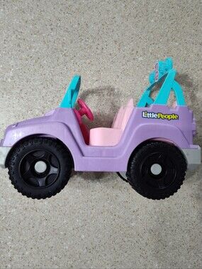 Purple & Pink Play Jeep - Kids Toy Vehicle Barbie Little People